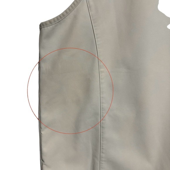 Softshell White Zip Up Vest 3XL - Picture 12 of 13